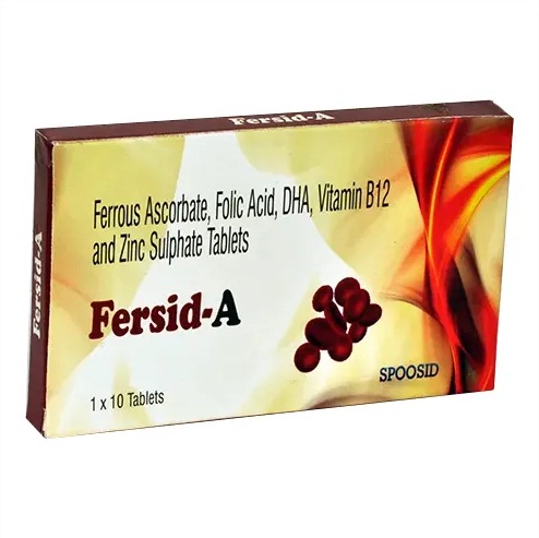 Ferrous Ascorbate Folic Acid And Zinc Sulphate Tablets
